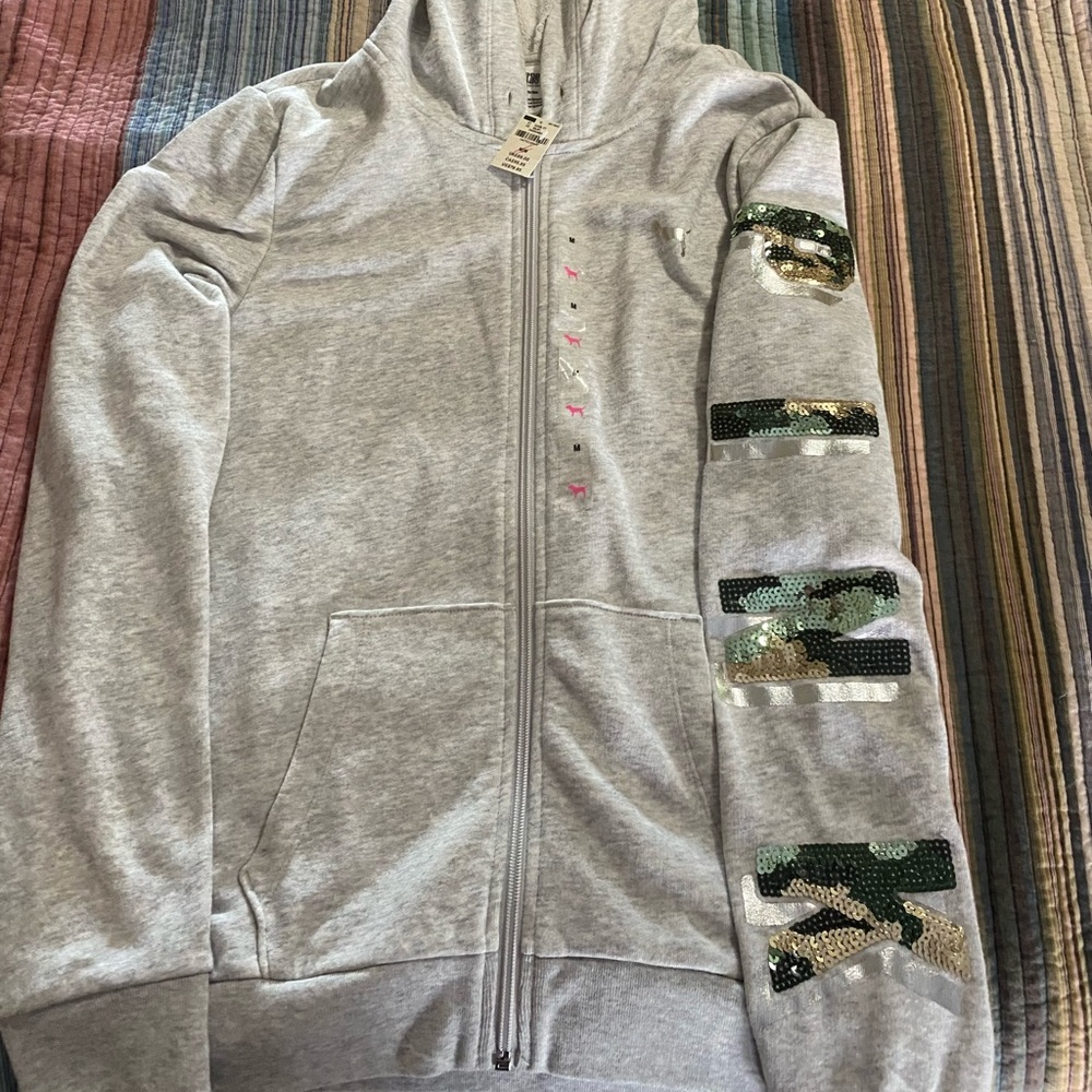 PINK VS bling hoodie